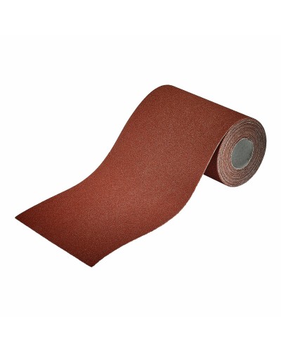 Papel de Lija Wolfcraft 80g 5m (115mm) para Lijado y Pulido
