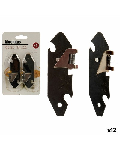 Apriscatole Automatico in Acciaio Inossidabile Nero, 15 cm