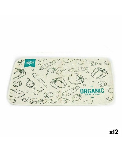 Tovagliette Monouso Verde e Bianco, 33x48 cm (Confezione da 12)