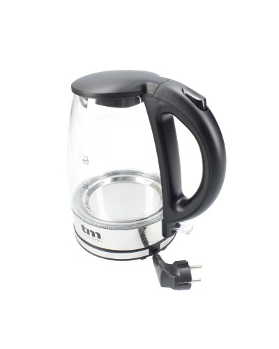 Vattenkokare TM Electron 1,7 L Glas Borosilikatglas