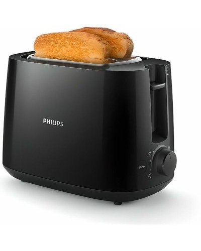 Philips HD2581/90 Grille-pain 8 Niveaux de Brunissage + Réchauffe-viennoiseries
