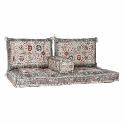 Sillón Comfort DKD Home Decor Algodón Multicolor, 155x76x65cm
