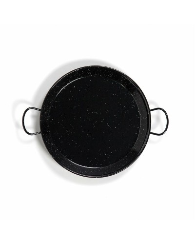 Padella Vaello Smaltata Classica | Ø 34 cm | Acciaio Resistente | Antiaderente | Per 6 Persone