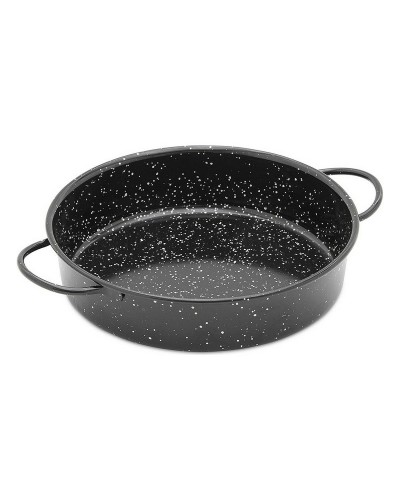 Vaello Poêle 20 cm Émaillée avec Poignées, Idéale pour Cuisson et Réchauffage
