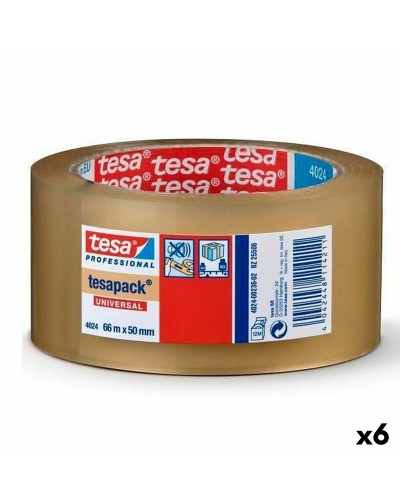 Plakband TESA TESAPACK Verpakking Transparant 50 mm x 66 m (6 Stuks)