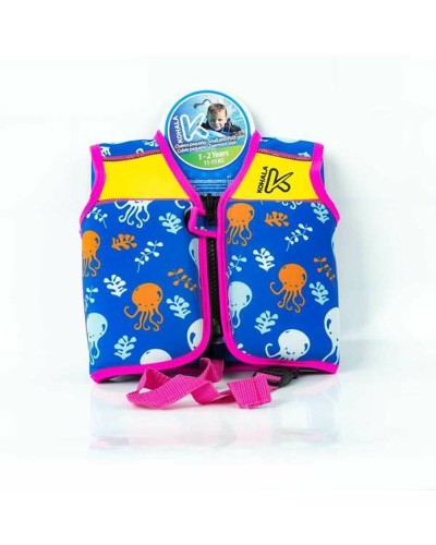 Kohala Octopus - Gilet de Sauvetage Gonflable Rose 2-3 Ans - Sécurité Aquatique
