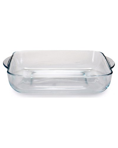 Plats à Four Transparents en Cristal Pyrex de 1 L, Lot de 2
