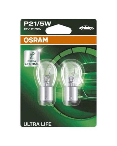 Osram P21/5W Ampoules Voiture 12V, 21/5W, Double Fonction, 2 Pièces
