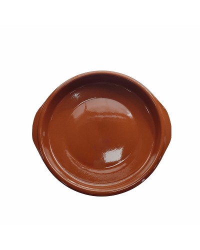 Fackelmann Terracotta Casserole Dish | 33.5 x 31 x 6 cm | With Handles
