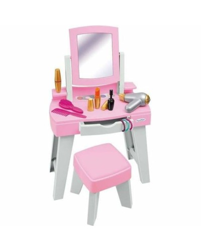 Ecoiffier Mi Primer Tocador - Mesa de Maquillaje Interactiva para Niñas 11 Piezas
