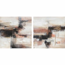 Painting DKD Home Decor Abstract Modern (90 x 2,4 x 90 cm) (2 Units)