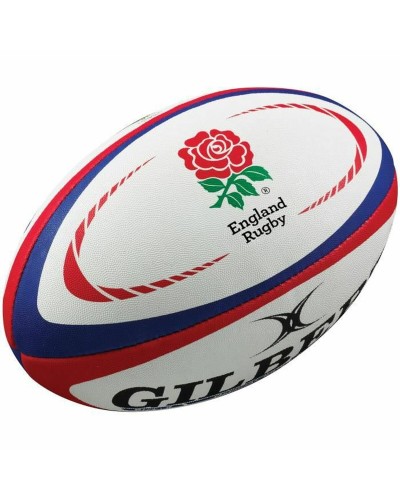 Gilbert England - Multicoloured Rugby Ball - Official Training Size
