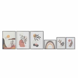 DKD Home Decor Quadro Foglia (40x60 cm) | Decorazione Naturale | Arte da Parete Unica