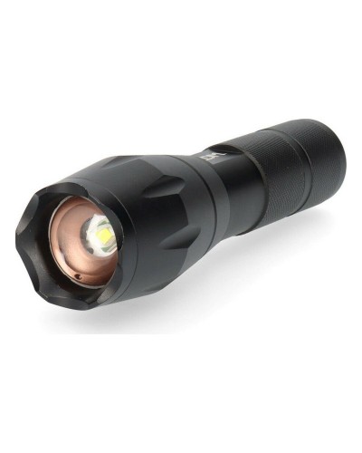Lampe torche LED EDM Cree XML-T6 Zoom Noire Aluminium 5W 140Lm
