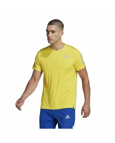 Adidas Graphic Tee Herren: Kurzarmshirt Shocking Yellow
