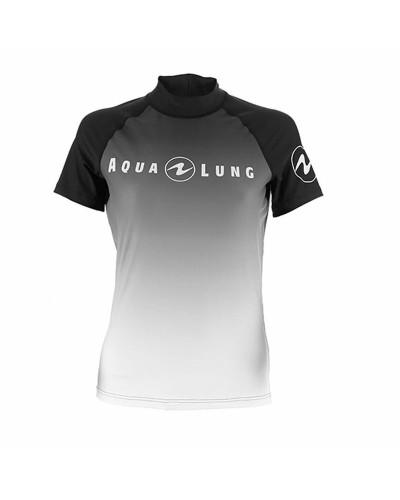 Aqua Sphere Aqua Lung Rashguard Donna - T-shirt Bagno Neoprene Grigio Scuro
