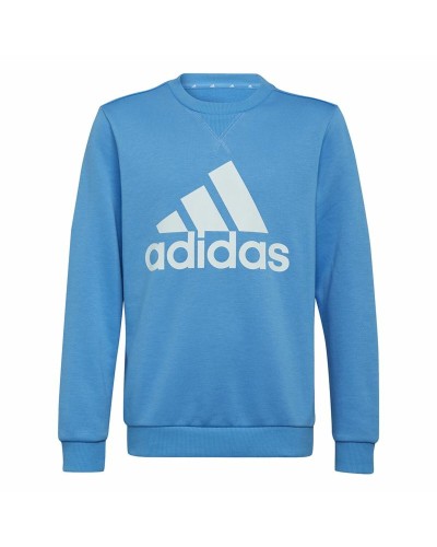 Adidas Mädchen Sweatshirt Essentials Hellblau - Weiche und Bequeme Baumwolle
