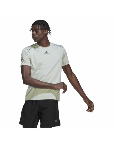 Adidas HIIT T-Shirt Herren Hellgrün - Kurzärmlig Performance
