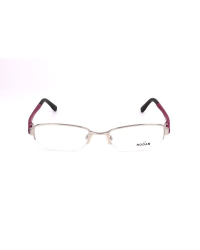 Hogan HO5008 Montatura Occhiali Donna - Nero/Argento, Ø 52 mm
