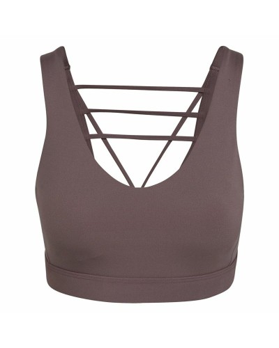 Adidas CoreFlow Luxe Sujetador Deportivo Mujer Morado - Sujeción Media
