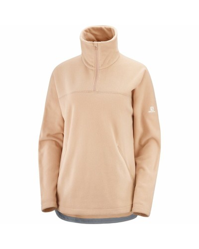 Fleecefoder Salomon Essentiall Cosy Kvinna Ljusrosa