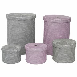 Korg - set DKD Home Decor polypropen (42 x 42 x 50 cm) (5 pcs)