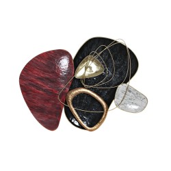 DKD Home Decor : Décoration Murale en Métal (101 x 9 x 85 cm) - Art Abstrait pour Intérieur
