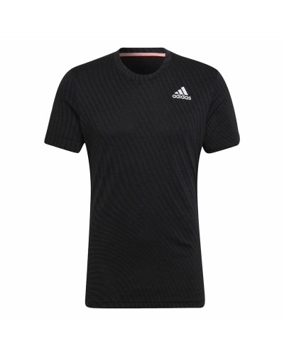 Heren-T-Shirt met Korte Mouwen Adidas Freelift Zwart