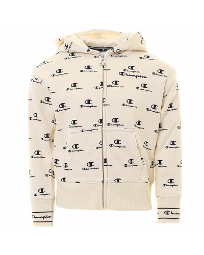 Sportjack voor dames Champion Multilogo Beige