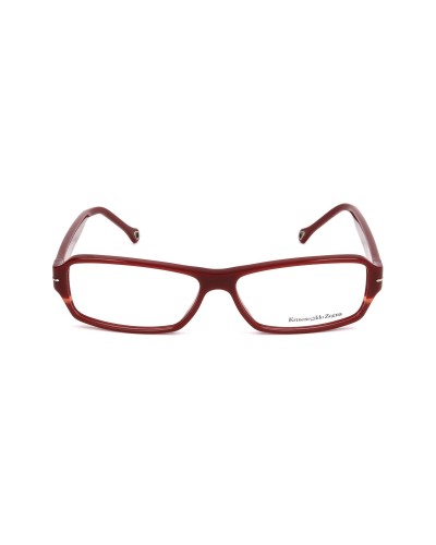Ermenegildo Zegna VZ3608: Montura Gafas Hombre Rojo 57mm
