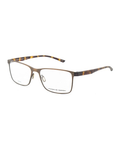 Porsche Design P8346-E: Men's Golden Glasses, Caliber 57 mm
