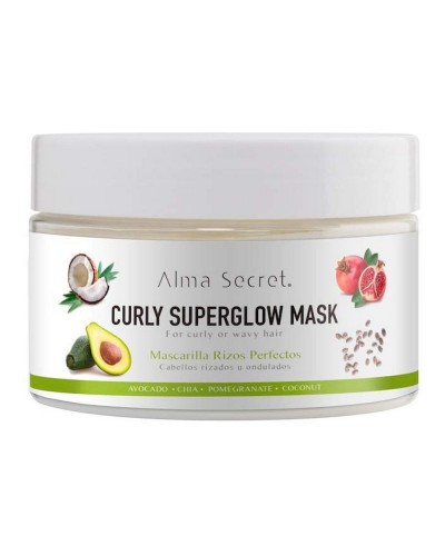 Alma Secret Curly Superglow Haarmaske - Tiefenhydratation & Lockendefinition 250ml
