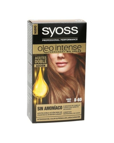 Permanent färg   Syoss Olio Intense Utan ammoniak Nº 8,60 Honungsblond