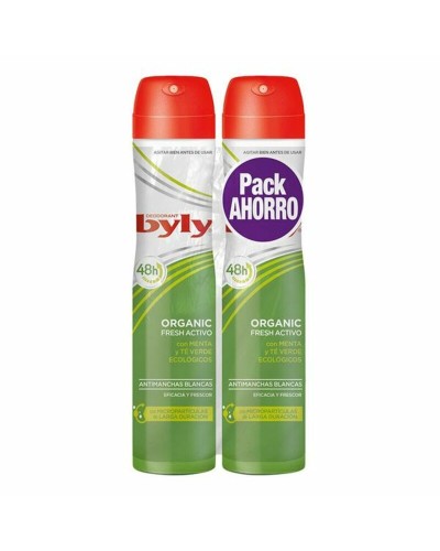 Byly Organic Extra Fresh - Deodorant Spray 2x200ml - Lang anhaltend
