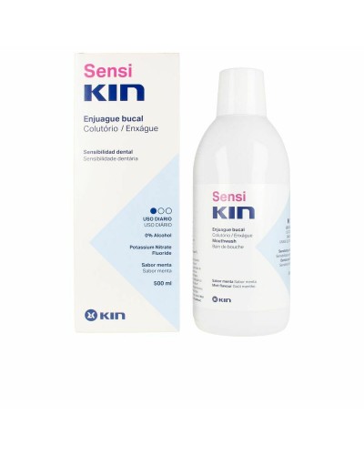 Kin Sensikin Mundspülung 500ml - Empfindliches Zahnfleisch, Zahnschmelzschutz
