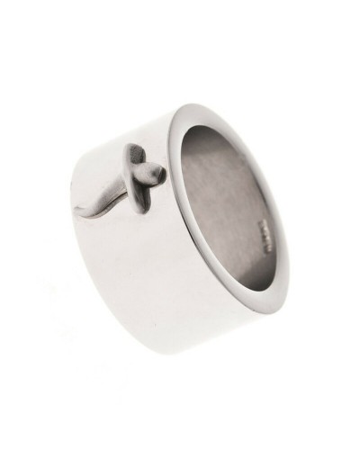 Breil Unisex Ring BR-014 Edelstahl 15mm Größe 16
