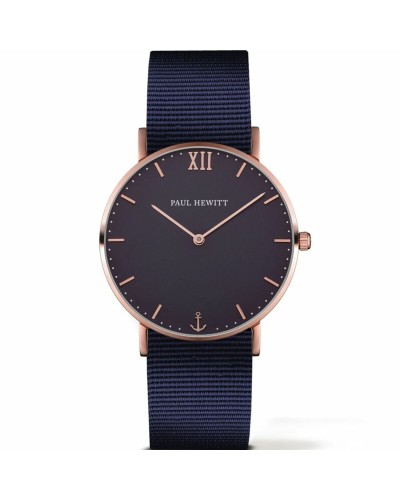 Montre Unisexe Signature Paul Hewitt Ø39mm - Noir/Acier - Style Classique
