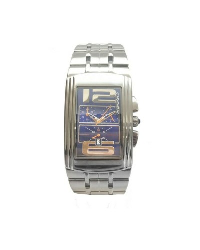 Chronotech CT7018M Damenuhr 33mm - Eleganter Chronograph Silber
