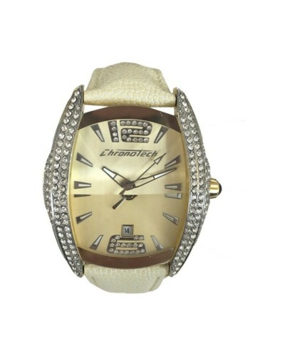 Chronotech Damen CT7814M-04S Chronograph Uhr 41mm Silber - Elegant & Robust
