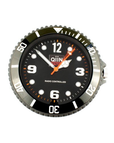 QiiN Montre Unisexe Radiopilotée QN-WC-BK : Design Minimaliste, Heure Toujours Exacte !
