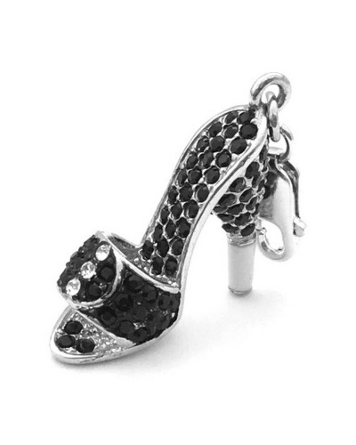 Charm Femme Glamour Noir (4cm) GS1-01 - Pendentif Élégant
