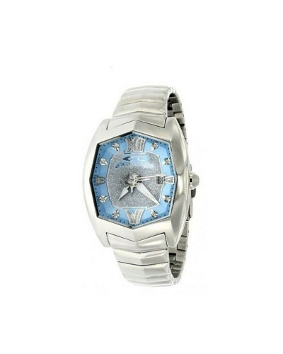 Chronotech Damenuhr CT7964L-01M - 34mm Silbernes Edelstahlgehäuse
