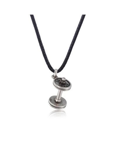 Time Force Ciondolo Uomo TJ1006C03: Acciaio, 40mm, Catena 70cm - Stile Unico!
