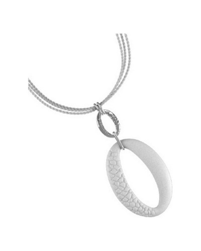 Panarea Collier Femme CP1B Argent 925 Rhodié - 32cm Ras de Cou Élégant
