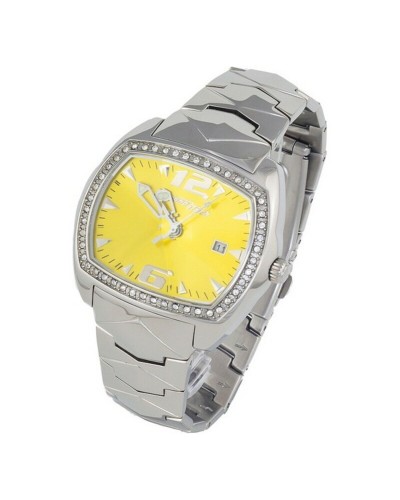 Chronotech Damenuhr CT2188LS-05M - Ø 40mm Silber Stahl - Moderner Stil
