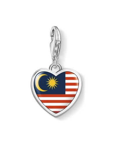 Thomas Sabo Charm Club Perlina Argento Multicolore 2.5cm - Donna
