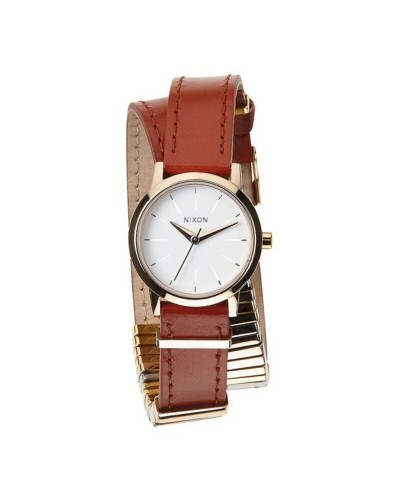 Nixon Small Time Teller Reloj de Mujer Plateado Ø 26mm - Diseño Minimalista
