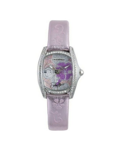 Chronotech Femme CT7094SS-13 - Montre 30mm Argent - Style Décontracté Chic
