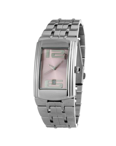 Chronotech CT7017B-02M : Montre Unisexe Acier Argent, Ø 30mm - Design Élégant
