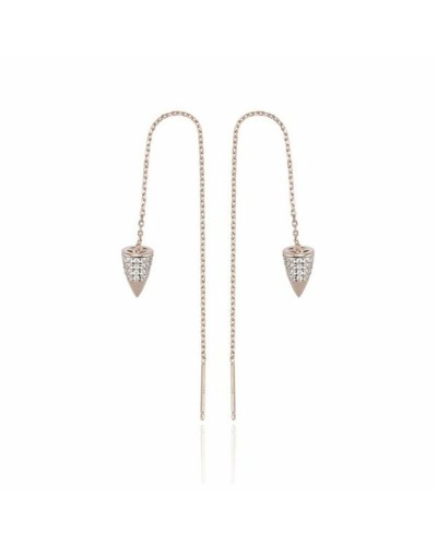 Sif Jakobs Ohrringe Damen E0398-CZ-RG 925er Sterlingsilber Roségold vergoldet
